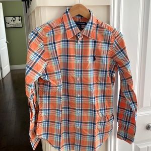 ✨3/$15 Boys Ralph Lauren Sport Button Shirt Sz 10